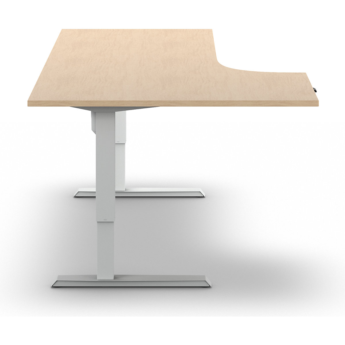 Escritorio Venla, de altura regulable eléctricamente – eurokraft basic (Imagen del producto 2)-1