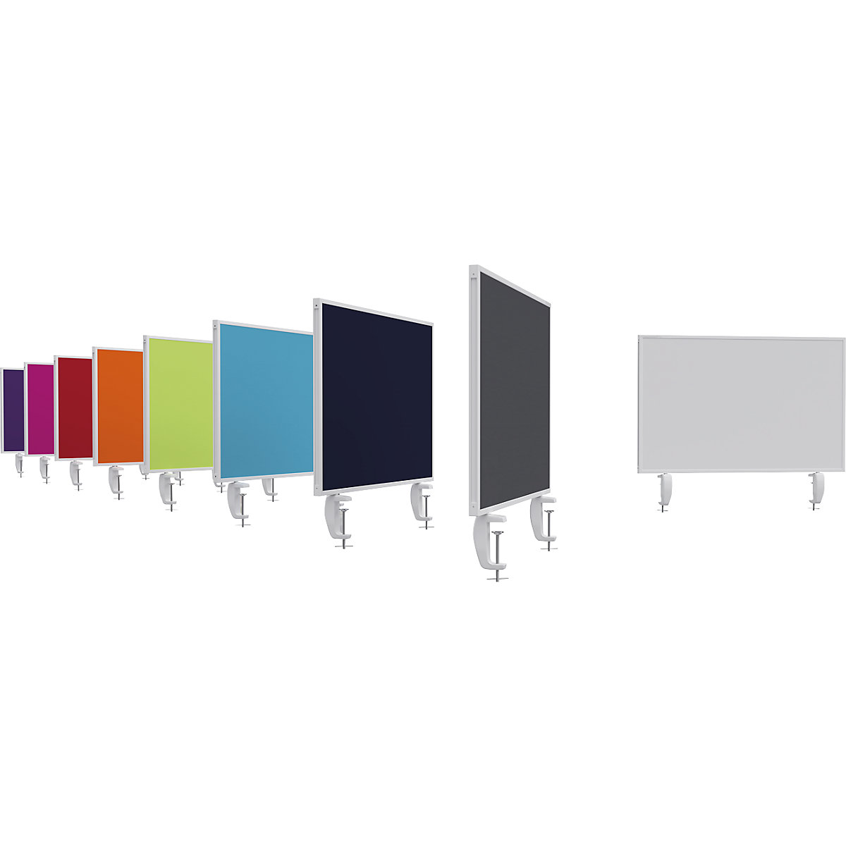 Pared separadora de sobremesa VarioPin – magnetoplan (Imagen del producto 2)-1