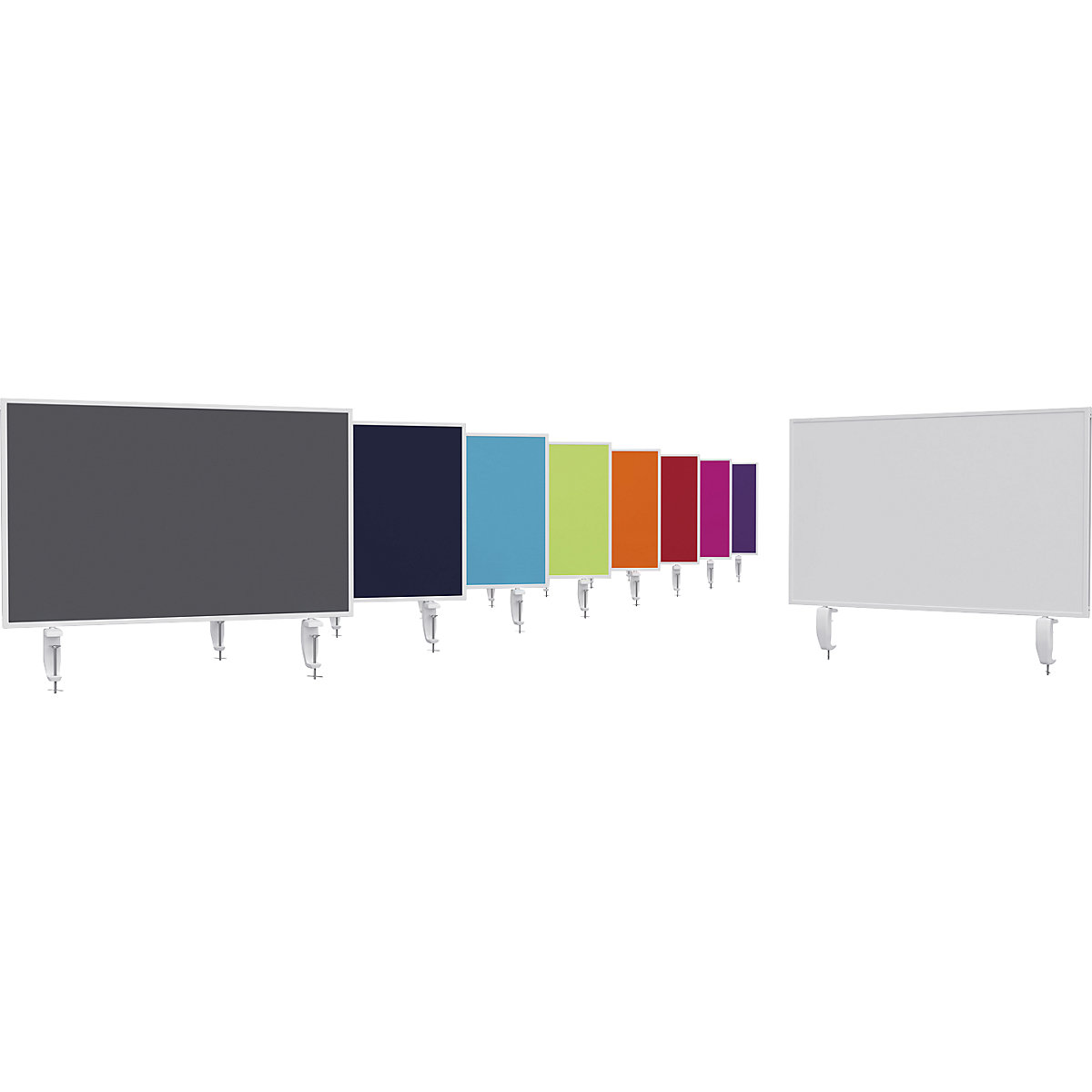 Pared separadora de sobremesa VarioPin – magnetoplan (Imagen del producto 4)-3