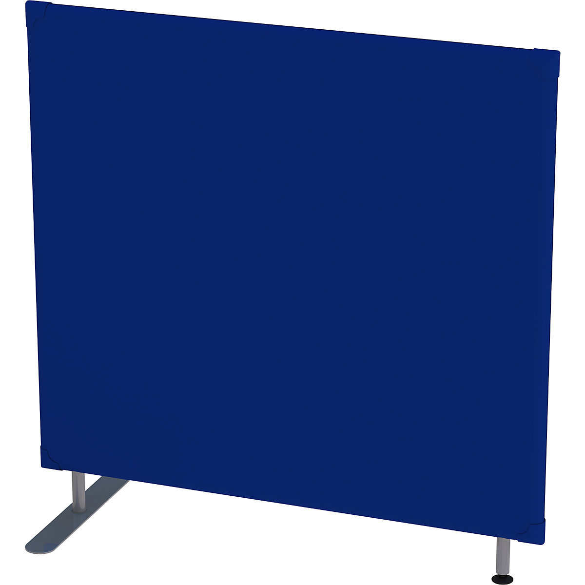 Pared separadora insonorizante – eurokraft pro, panel mural, altura 1200 mm, anchura 1200 mm, azul-5