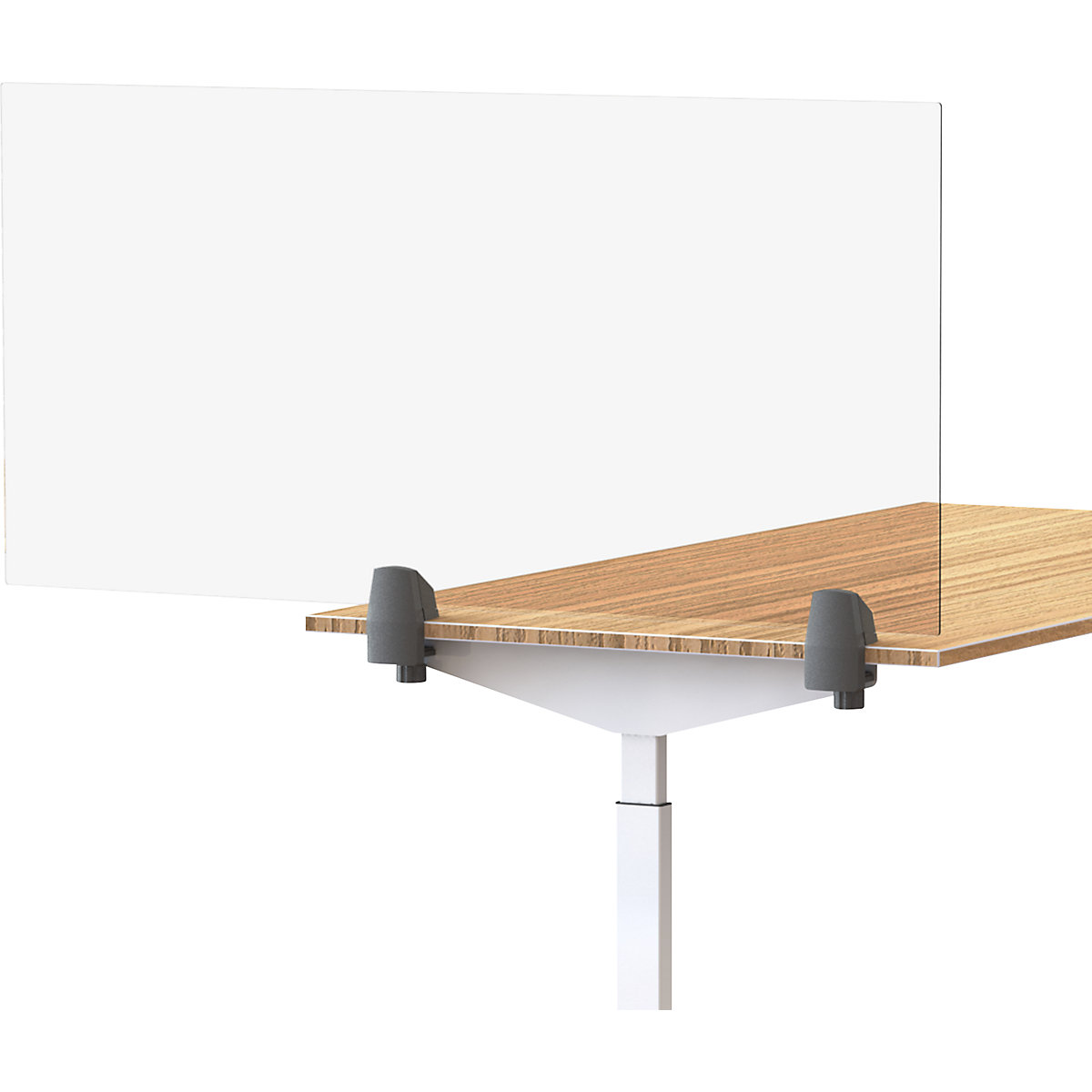 Pared separadora sobre la mesa para puesto de trabajo individual (Imagen del producto 3)-2