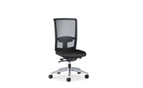 Silla giratoria de oficina GOAL AIR, altura del respaldo 545 mm