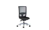Silla giratoria de oficina GOAL AIR, altura del respaldo 545 mm