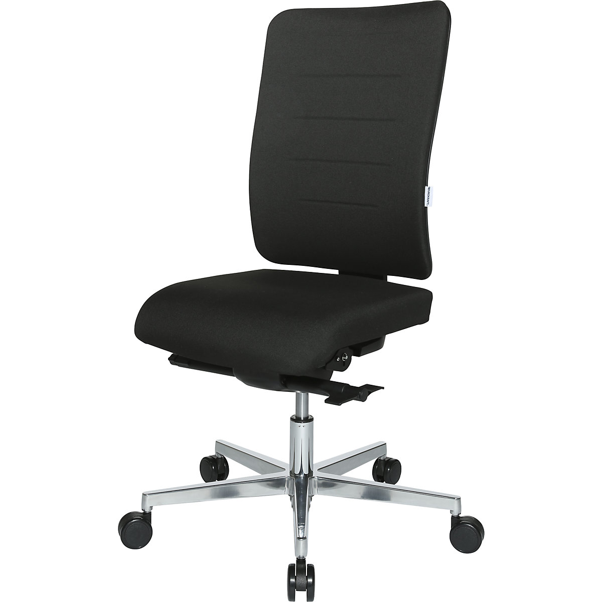 Silla giratoria de oficina V4 con asiento perfilado plano &ndash; eurokraft pro