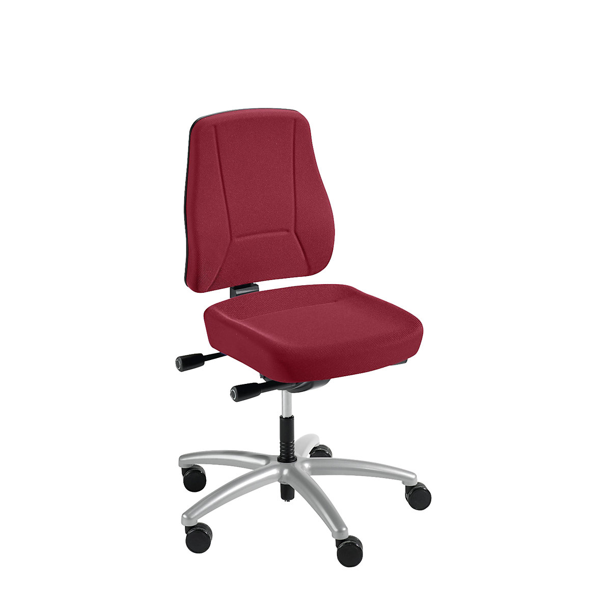 Silla giratoria de oficina YOUNICO PRO – Prosedia, altura del respaldo 540 mm, rojo-4