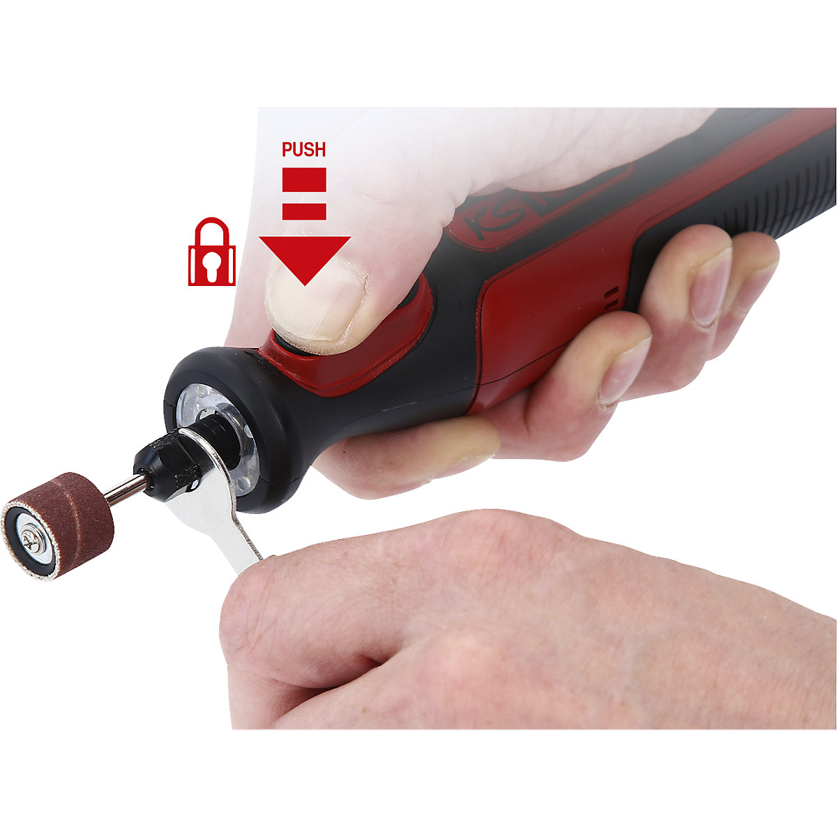 Zestaw z wielofunkcyjnym narzędziem akumulatorowym eMONSTER – KS Tools (Zdjęcie produktu 2)-1