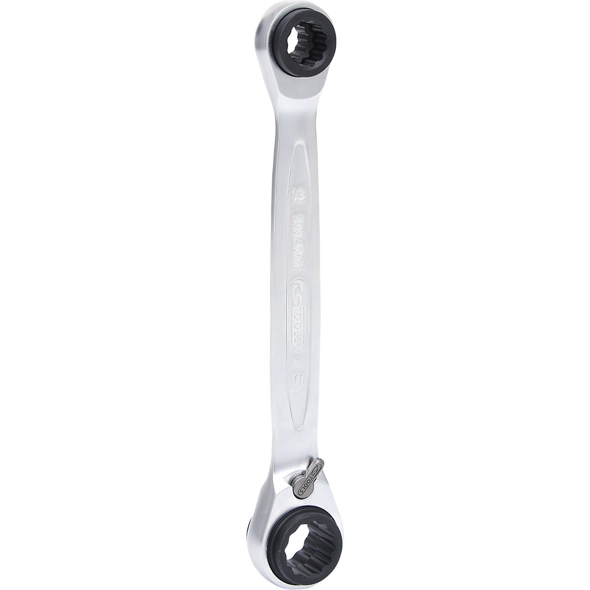 Przełączany podwójny klucz oczkowy z grzechotką 4 w 1 GEARplus – KS Tools