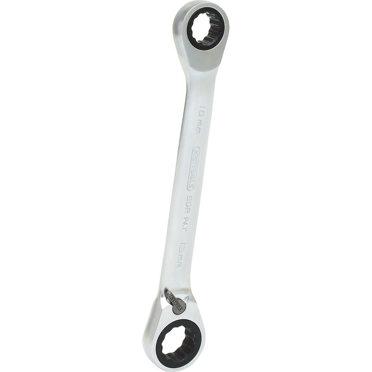 Przełączany podwójny klucz oczkowy z grzechotką GEARplus – KS Tools