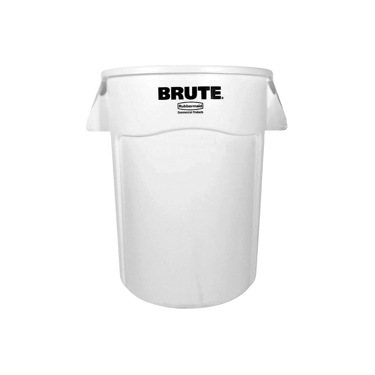 Rubbermaid – Container universal/recipient multifuncțional BRUTE®, rotund, capacitate cca. 166 l, alb