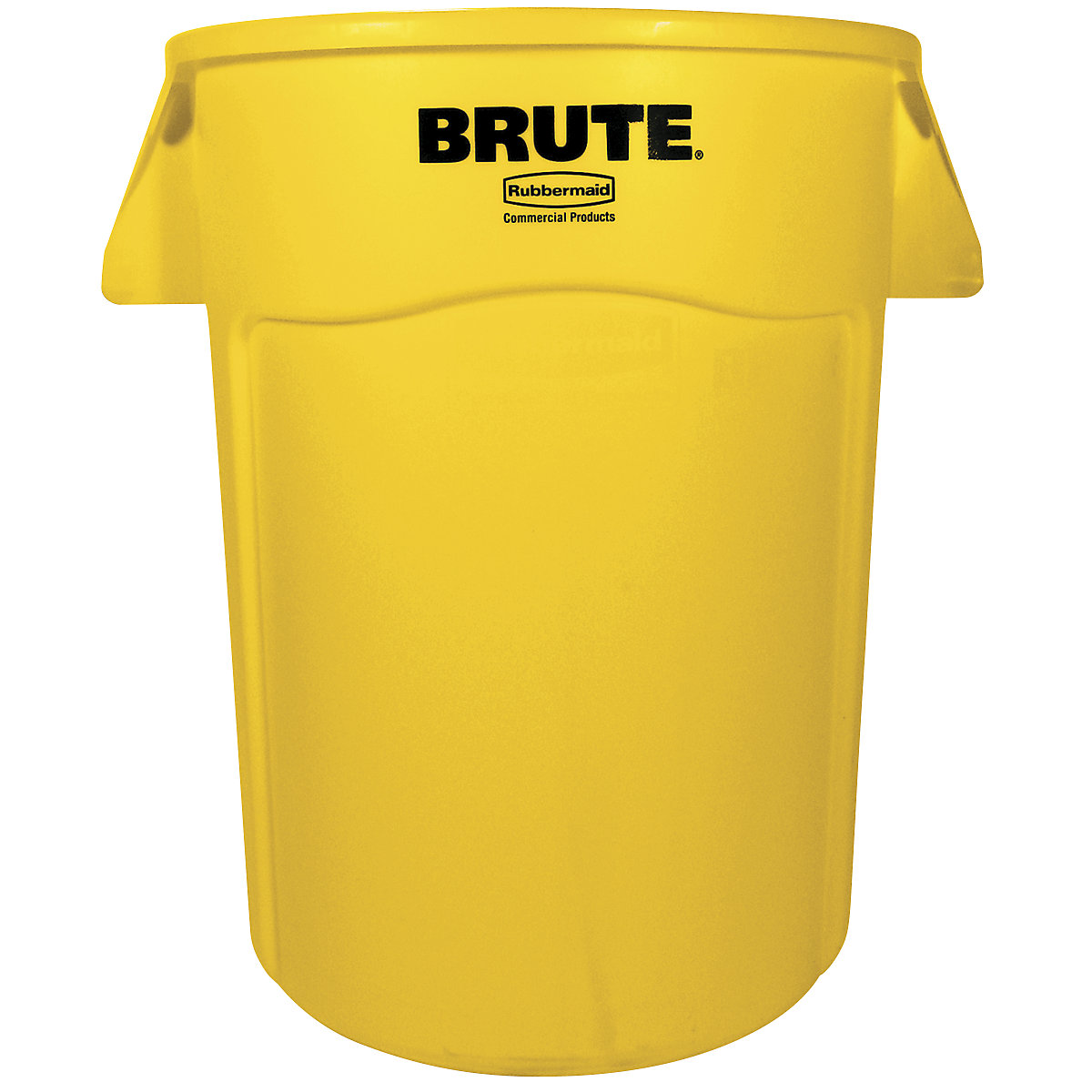 Rubbermaid – Container universal/recipient multifuncțional BRUTE®, rotund, capacitate cca. 166 l, galben