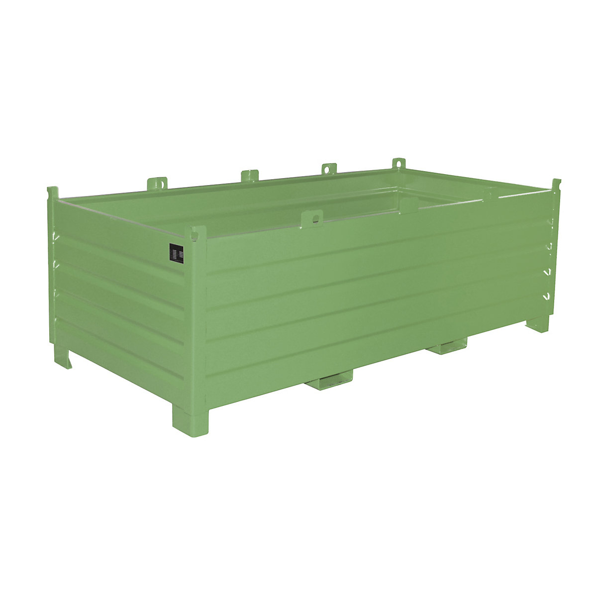 EUROKRAFTpro – Recipient de colectare, volum 2,0 m³, verde reseda