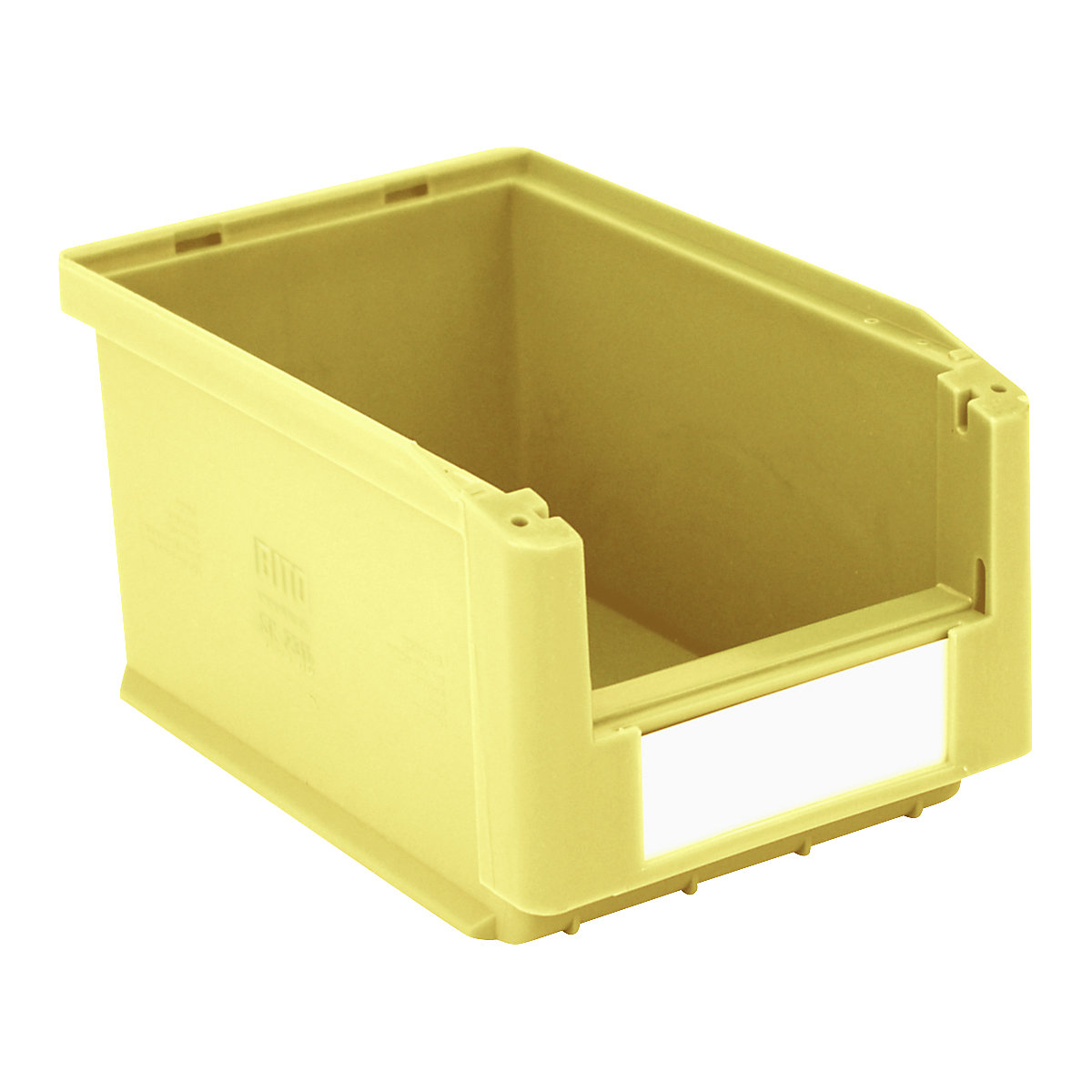 Cutie de depozitare cu conținut vizibil – BITO, lung. x lăț. x î. 230 x 150 x 125 mm, amb. 20 buc., galbenă-4