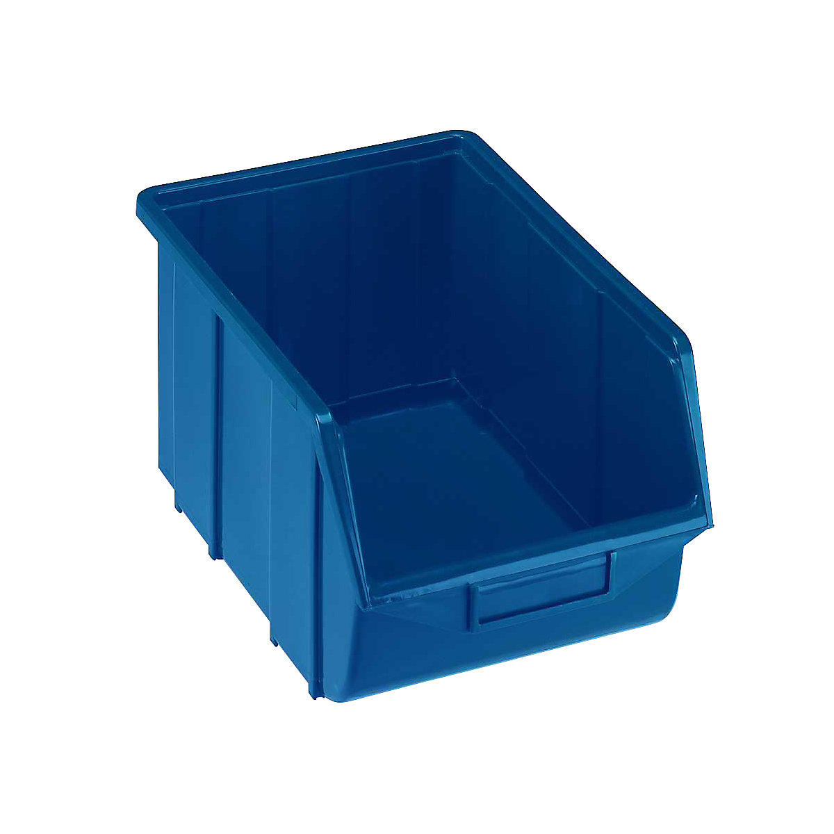 Cutie de depozitare deschisă din polipropilenă, lung. x lăț. x î. 355 x 220 x 167 mm, albastru, amb. 10 buc.-7
