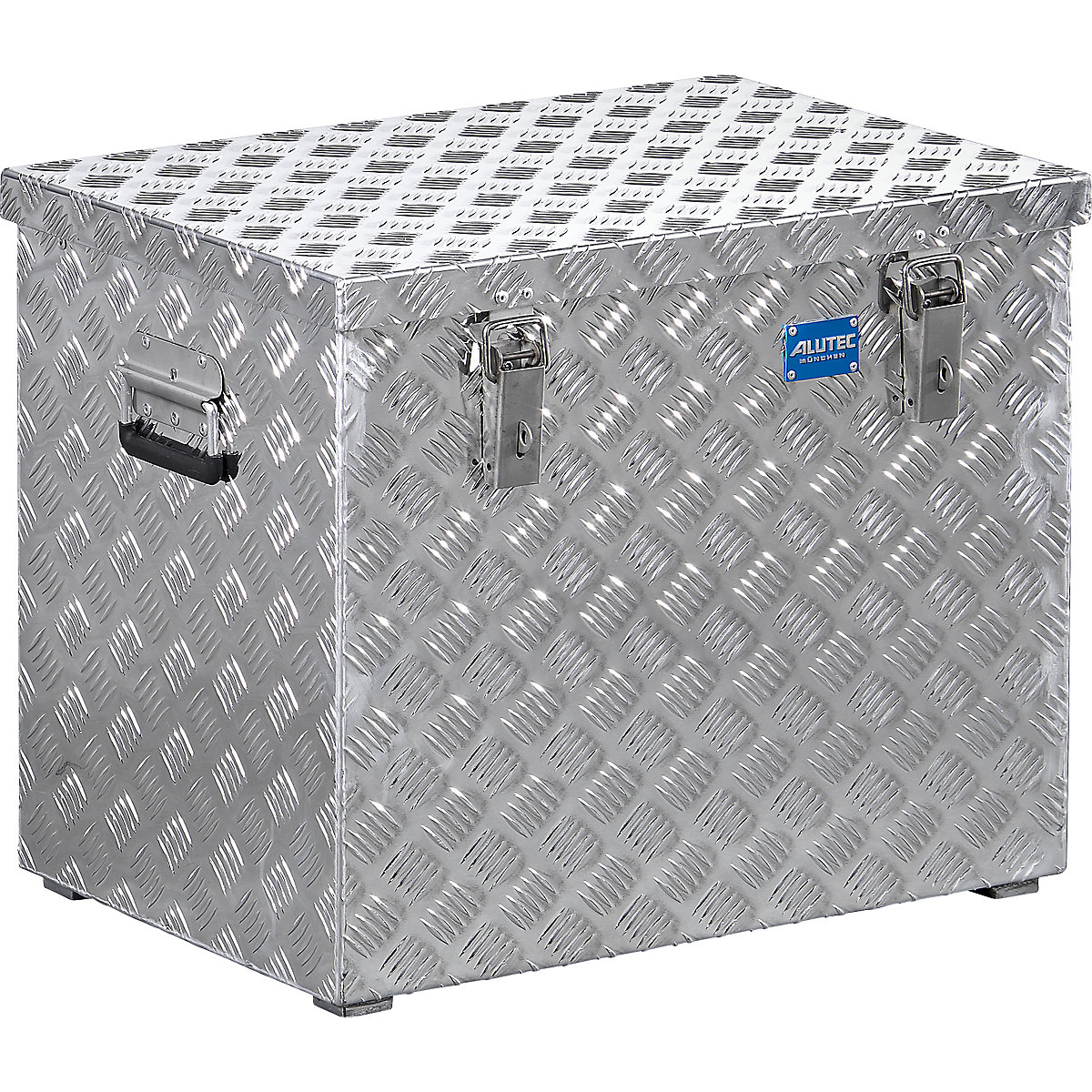 Ladă de transport din tablă de aluminiu striată