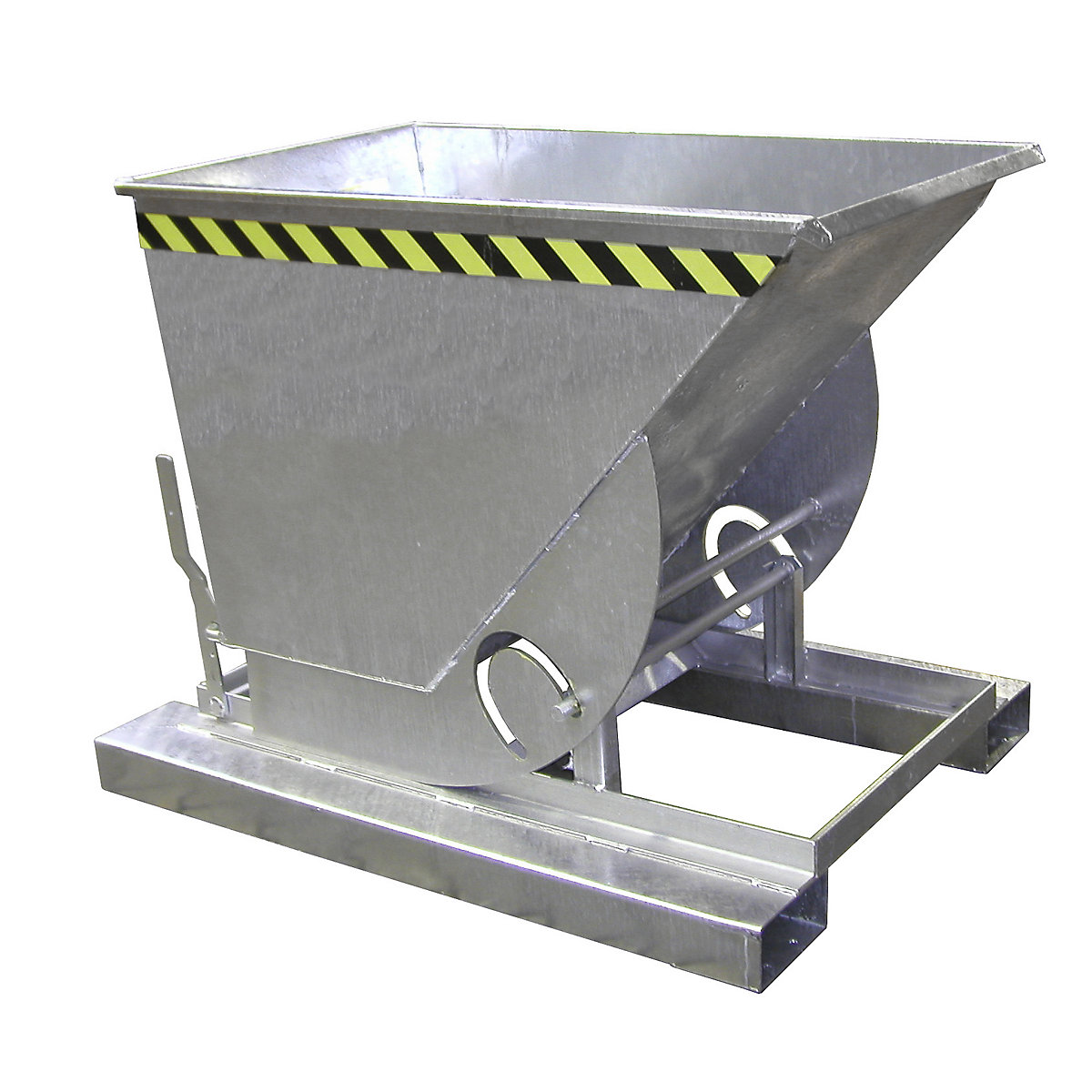 Recipient basculant compact – eurokraft pro, volum 0,75 m³, zincată-5