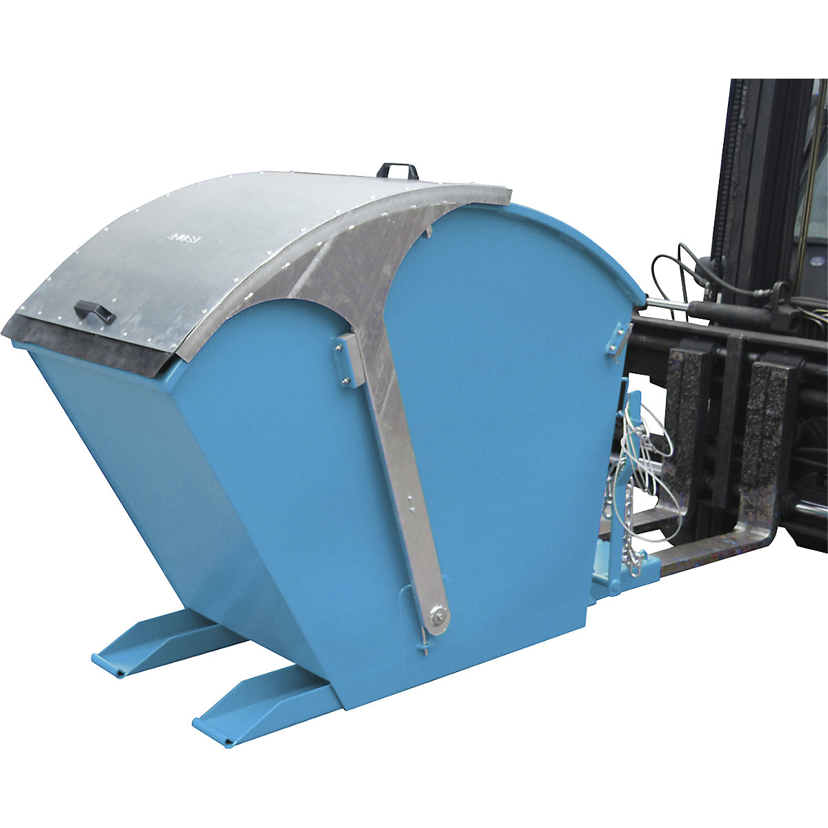 Recipient basculant cu capac rotund &ndash; eurokraft pro