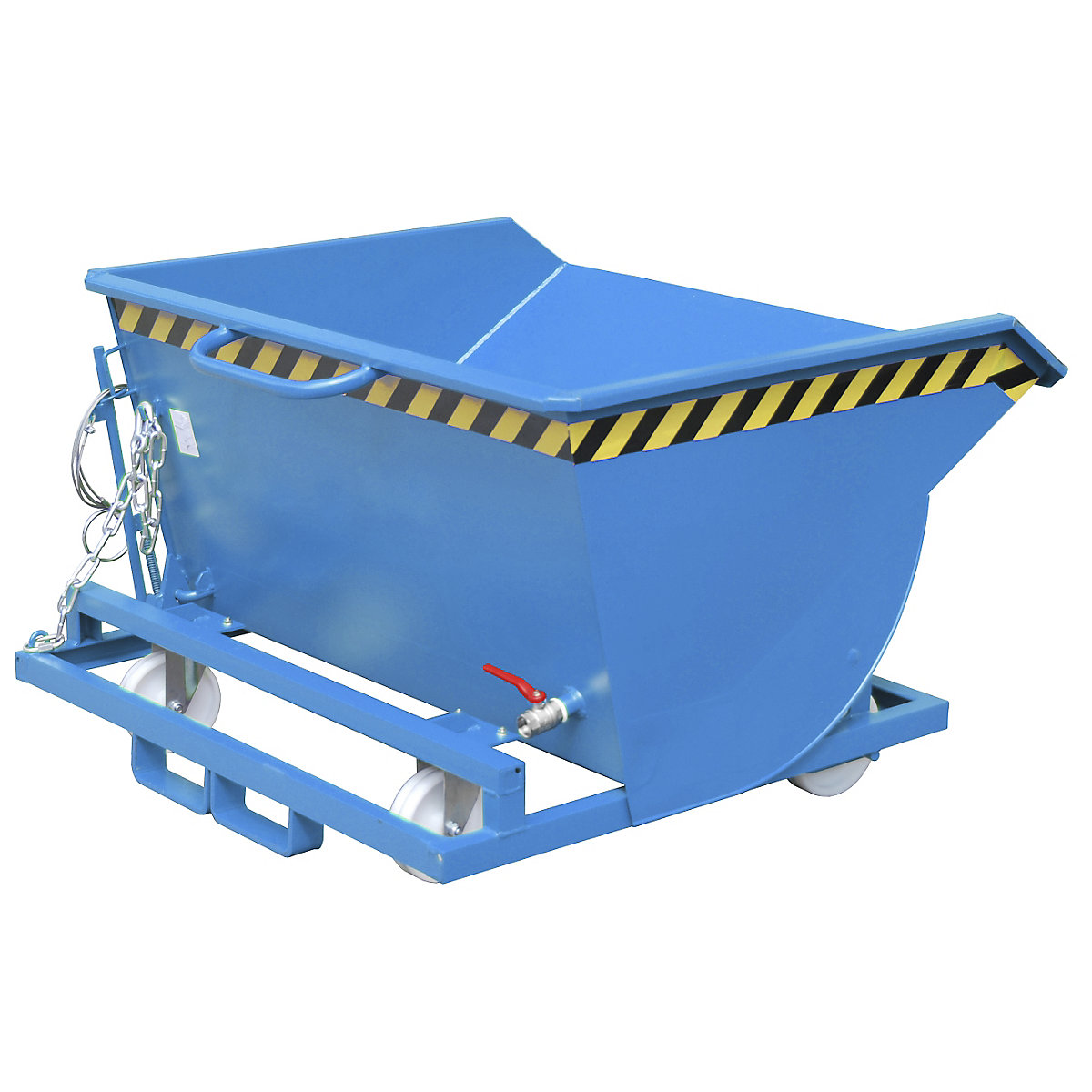 Recipient basculant pentru şpanuri, cu roţi din poliamidă &ndash; eurokraft pro