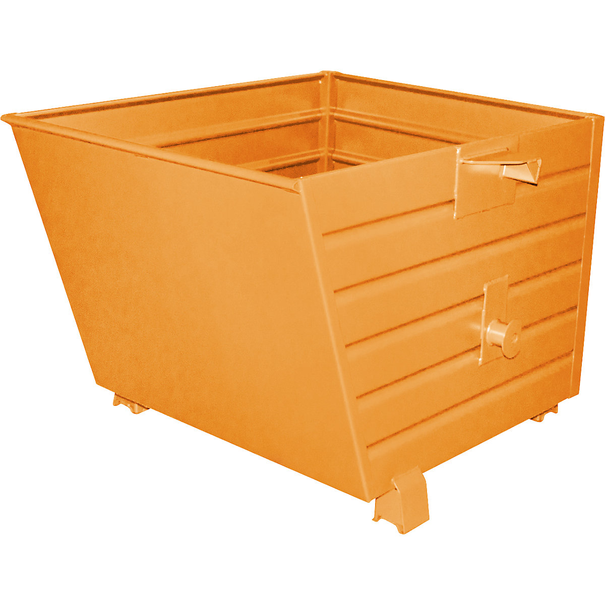 Container basculant – eurokraft pro, volum 0,9 m³, galben-portocaliu RAL 2000-6