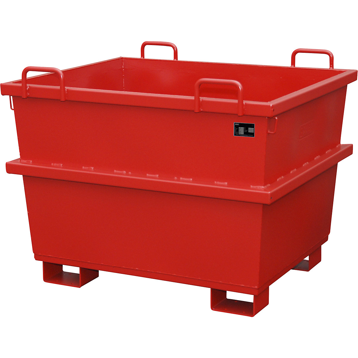 Container universal – eurokraft pro, volum 0,75 m³, roșu aprins, minimum 2 buc.