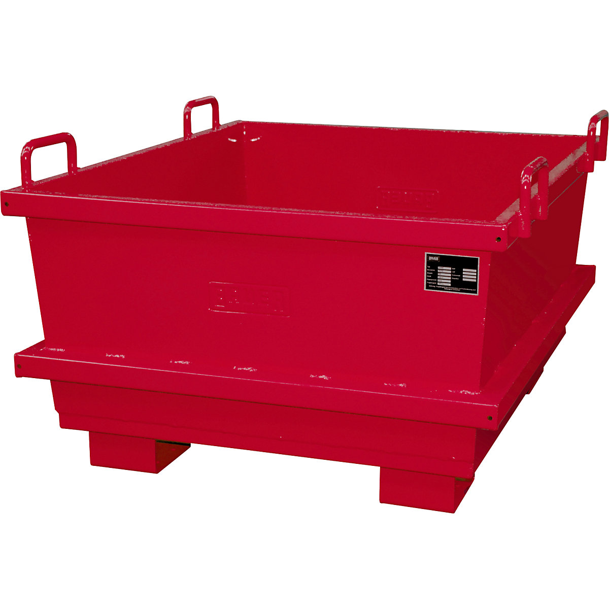 Container universal – eurokraft pro, volum 0,5 m³, roșu aprins, minimum 2 buc.