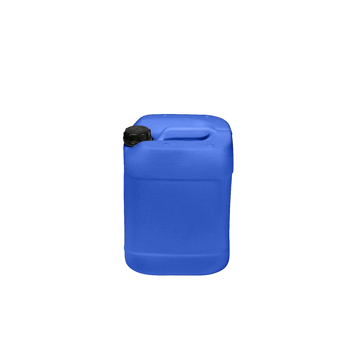 Kanister z polietylenu, poj. 20 l, dł. x szer. x wys. 290 x 255 x 390 mm, niebieski, od 5 szt.-3