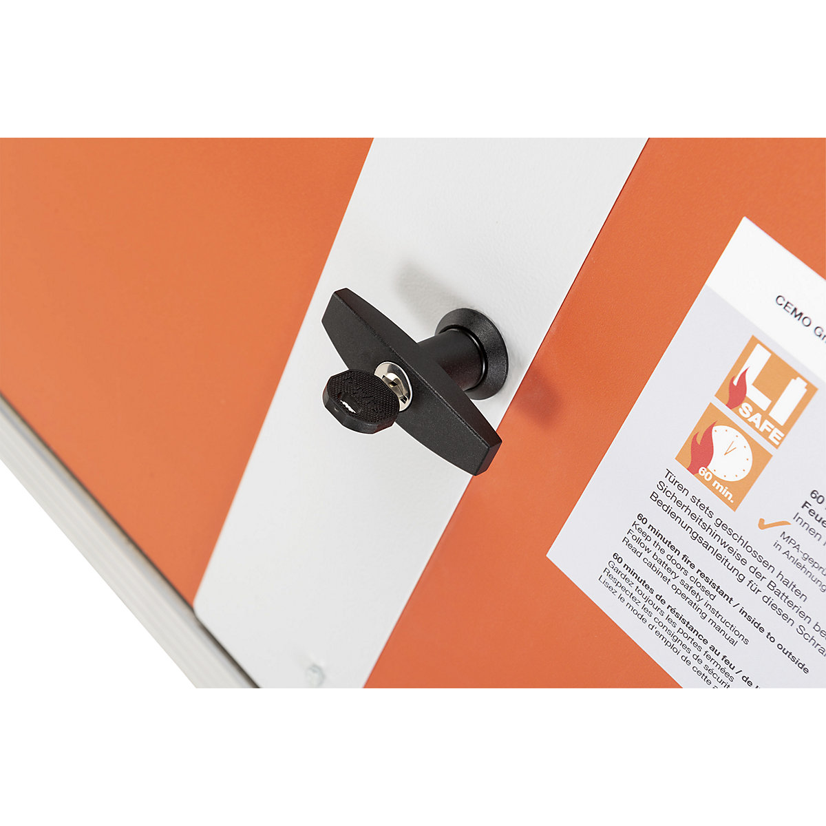 Bezpieczna szafa do ładowania akumulatorów FWF 60 – CEMO (Zdjęcie produktu 2)-1