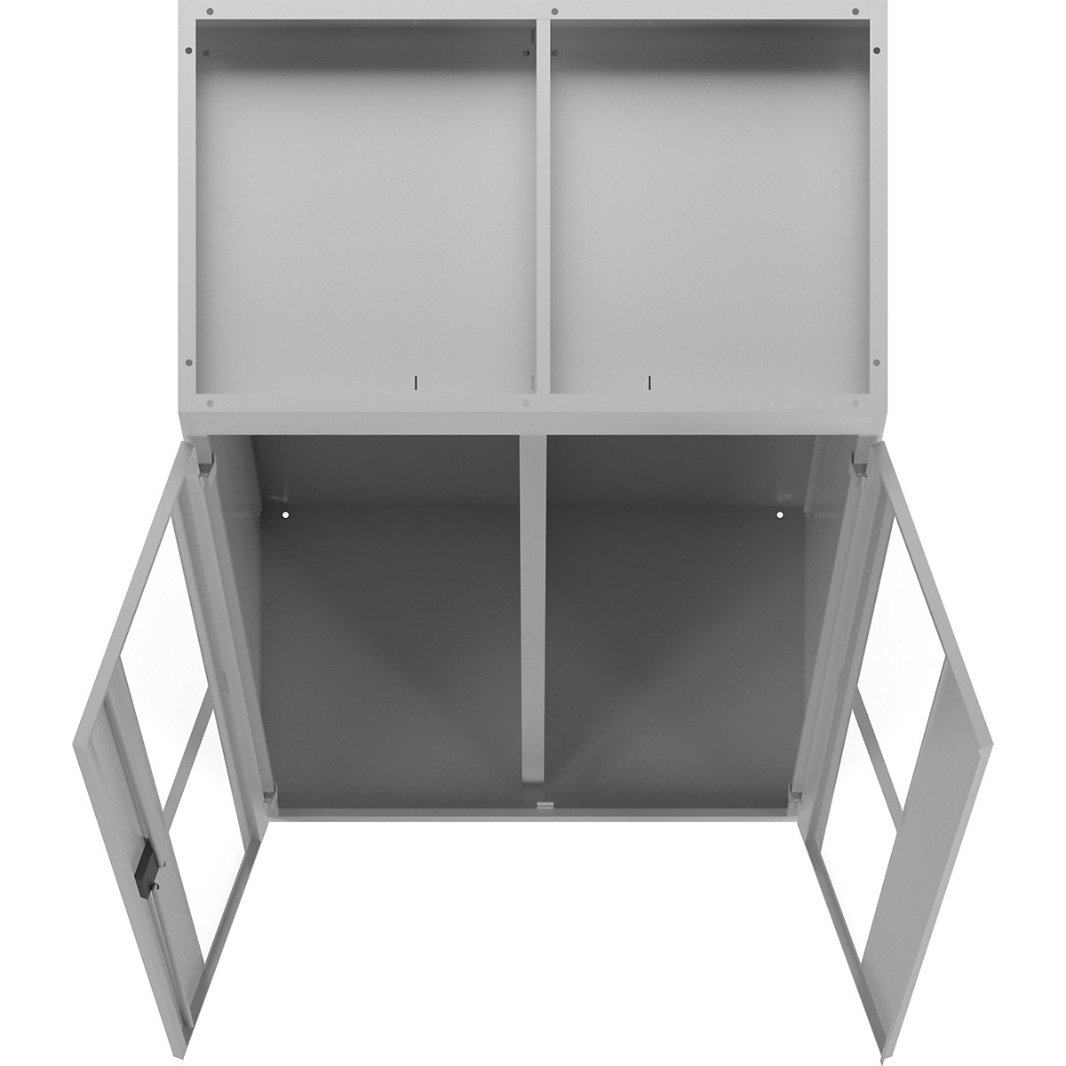 Skříň s prosklenými dveřmi, v x š x h 1950 x 1000 x 580 mm – LISTA (Obrázek výrobku 5)-4