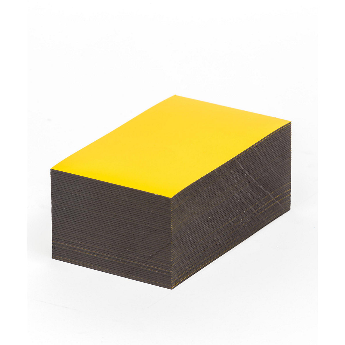 Etykiety magnetyczne, żółte, wys. x szer. 80 x 100 mm, opak. 100 szt.-12