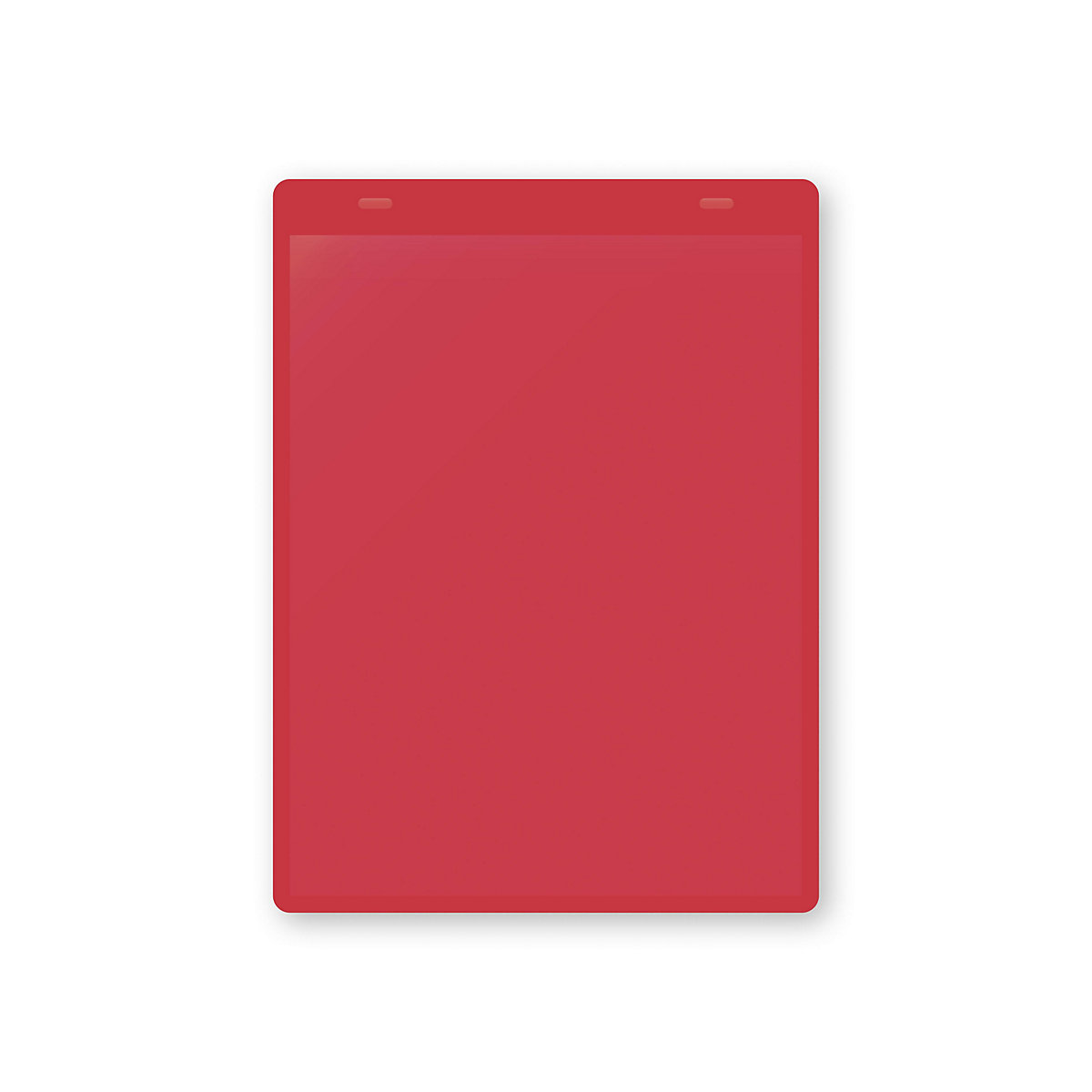 Kieszenie na dokumenty, magnetyczne, DIN A5 pionowy, opak. 50 szt., czerwony-3