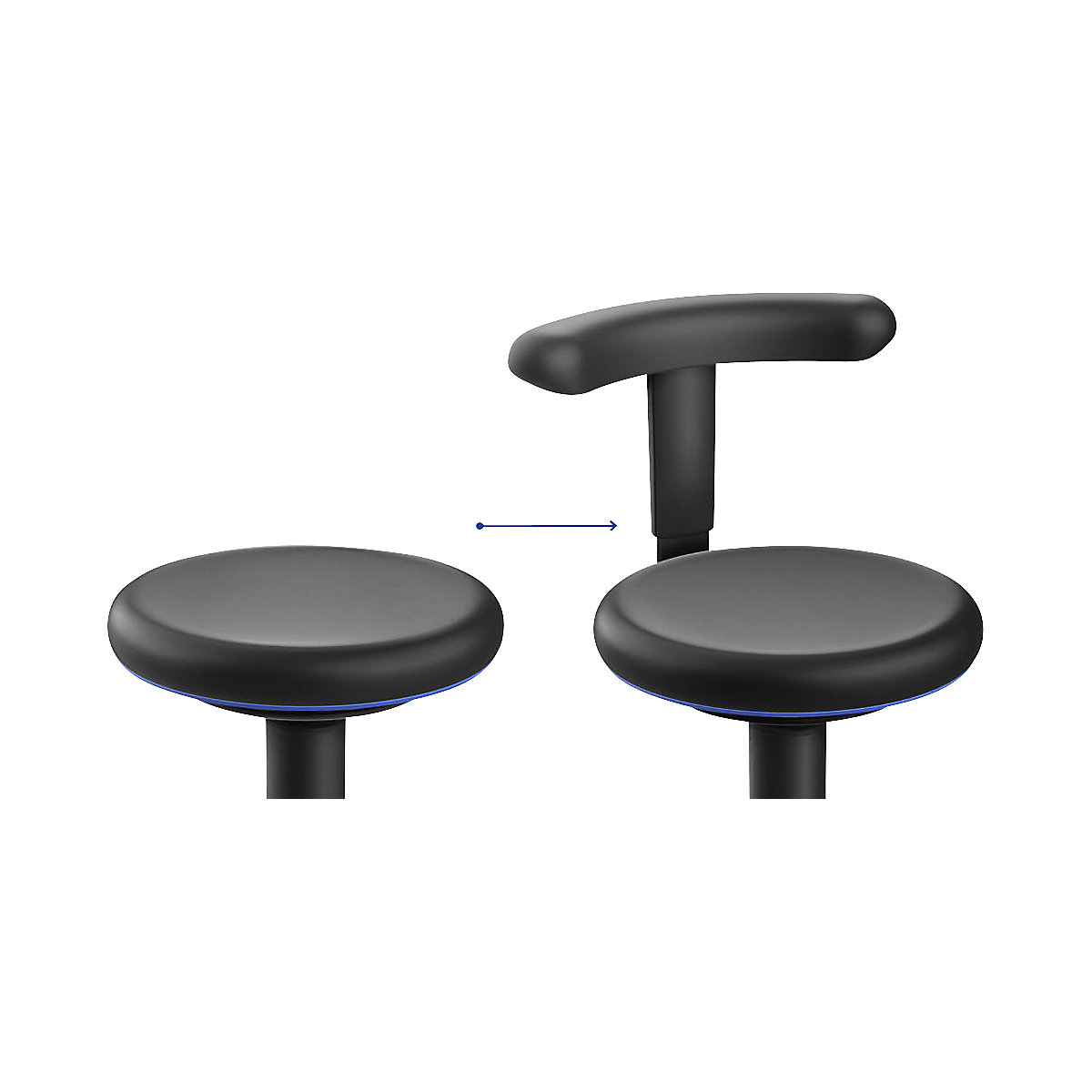 Flexible support for stool – bimos (Product illustration 2)-1