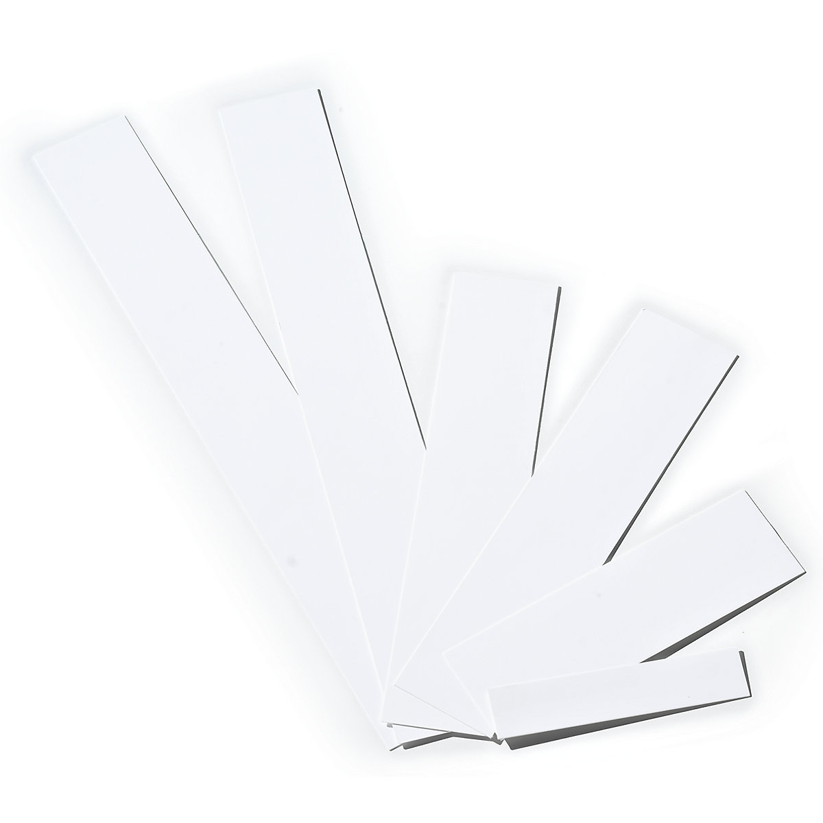 Labels for open fronted storage bin