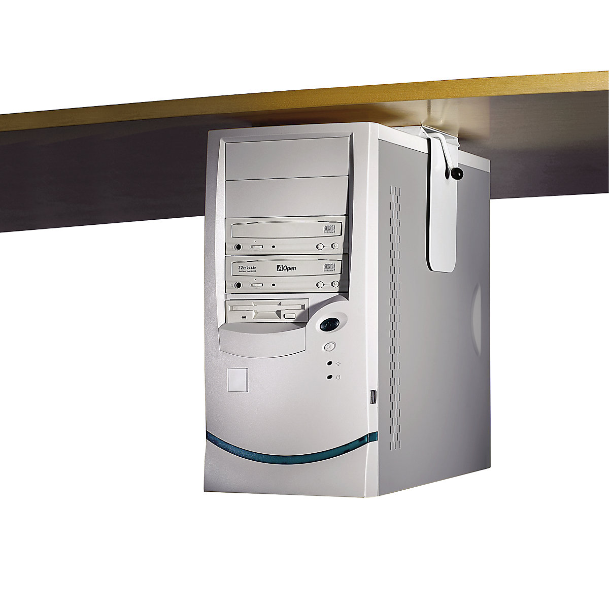 PC holder for mounting under tabletop – Twinco (Product illustration 2)-1