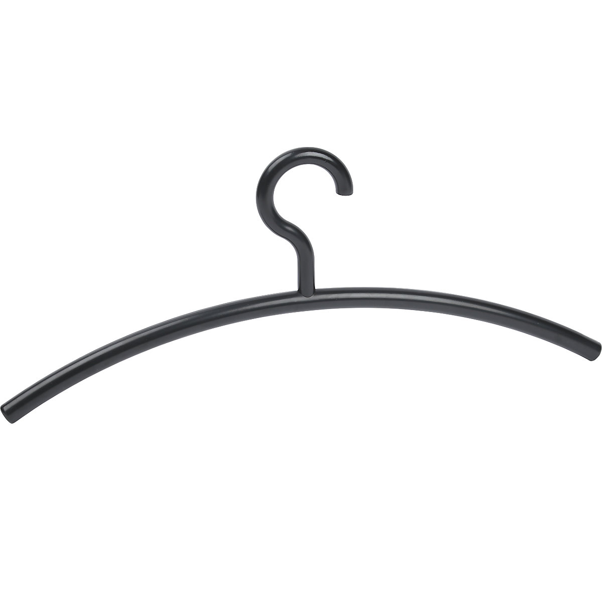 Plastic coat hanger