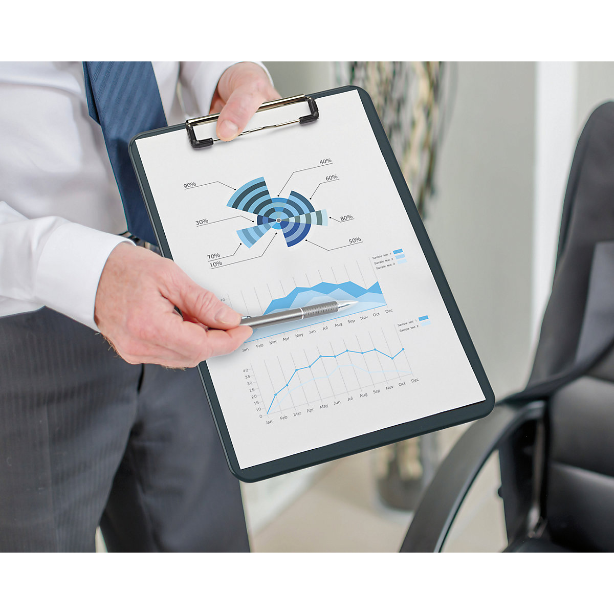 Writing board made of plastic – MAUL (Product illustration 2)-1