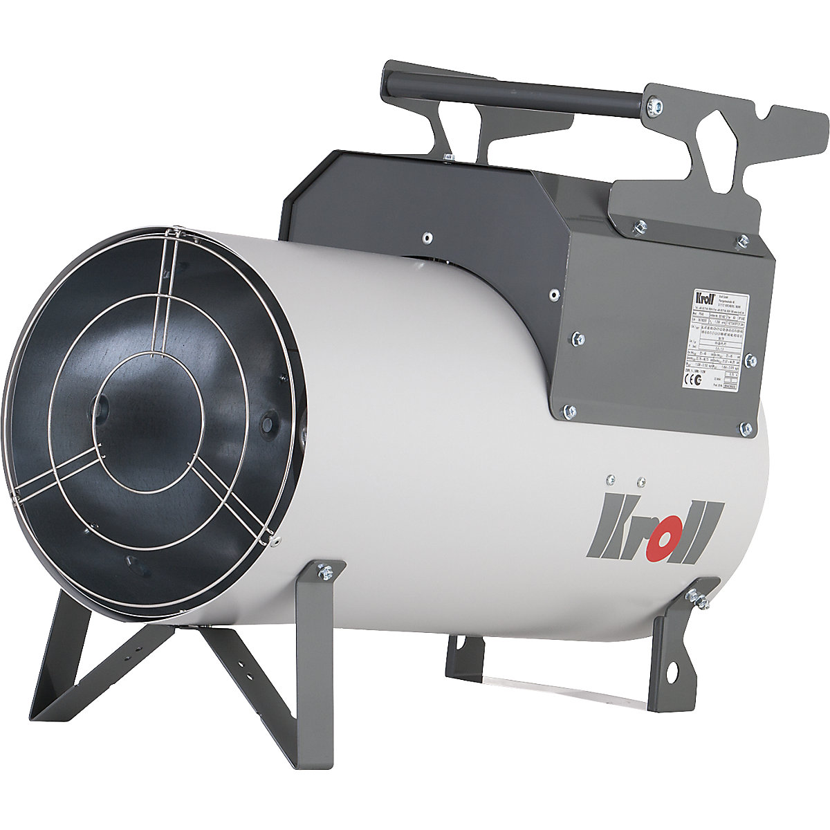 P-series gas heater with piezo ignition – Kroll