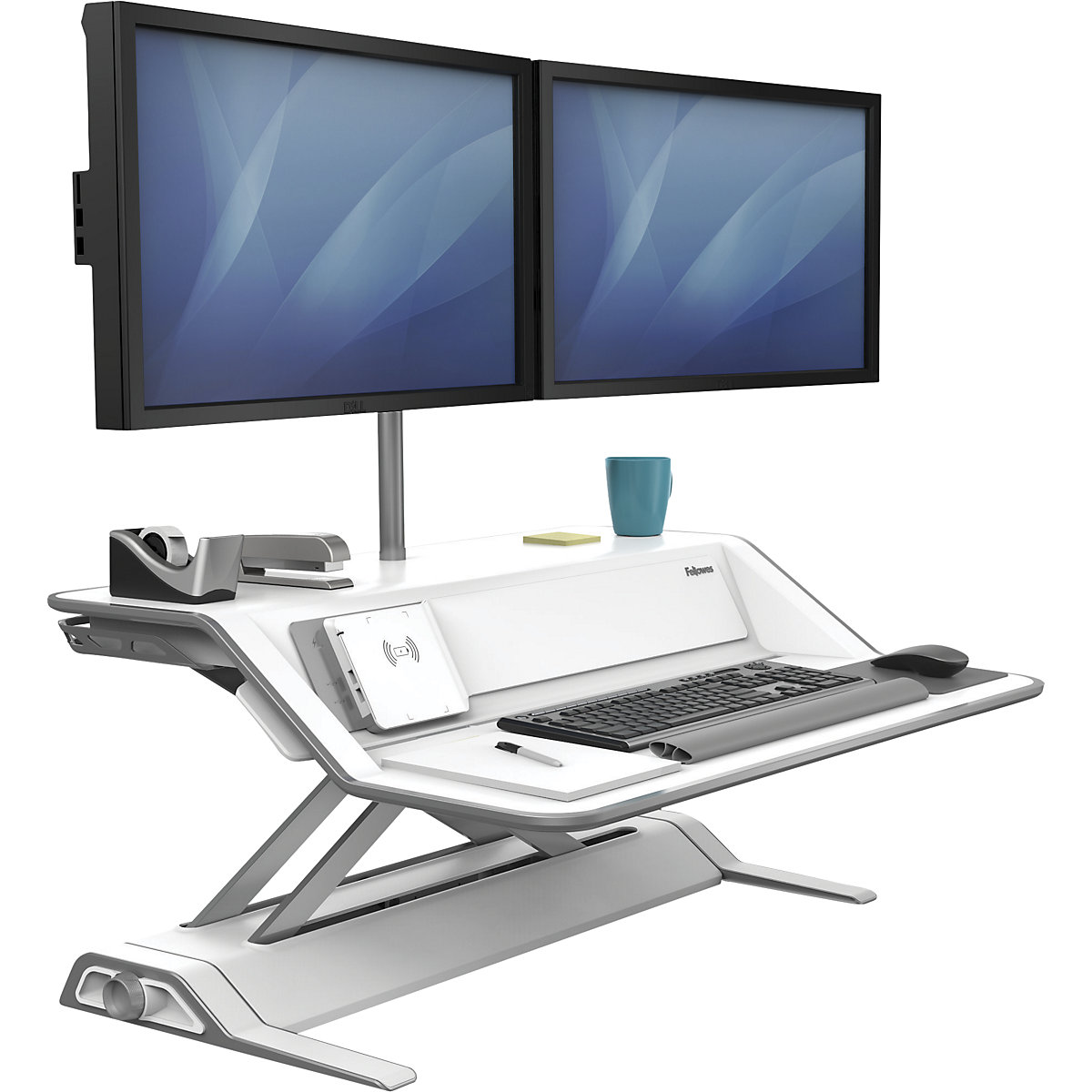 Lotus™ DX sitting/standing workstation – Fellowes (Product illustration 4)-3