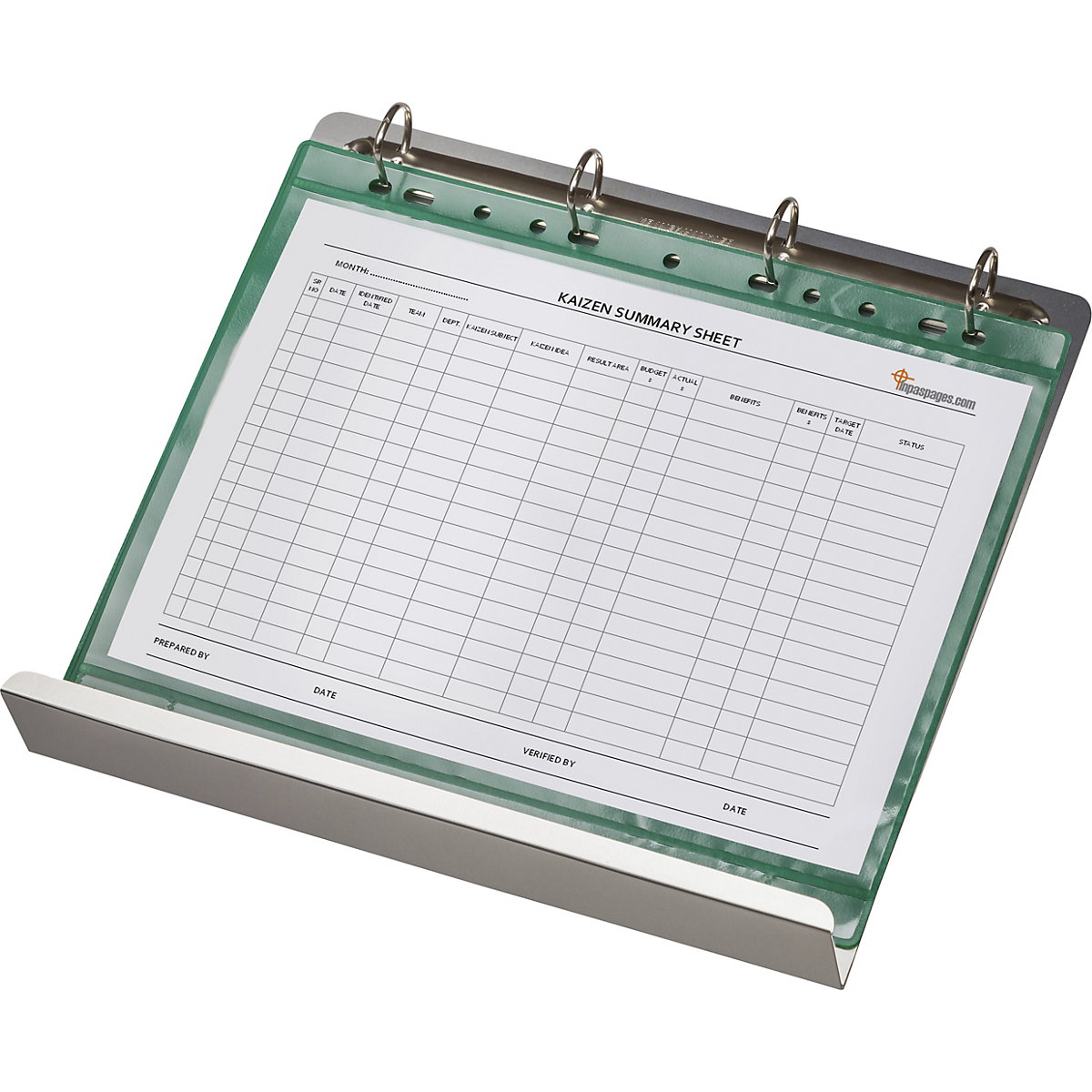 Magnetic 4-ring binder mechanism with rail – Tarifold (Product illustration 4)-3