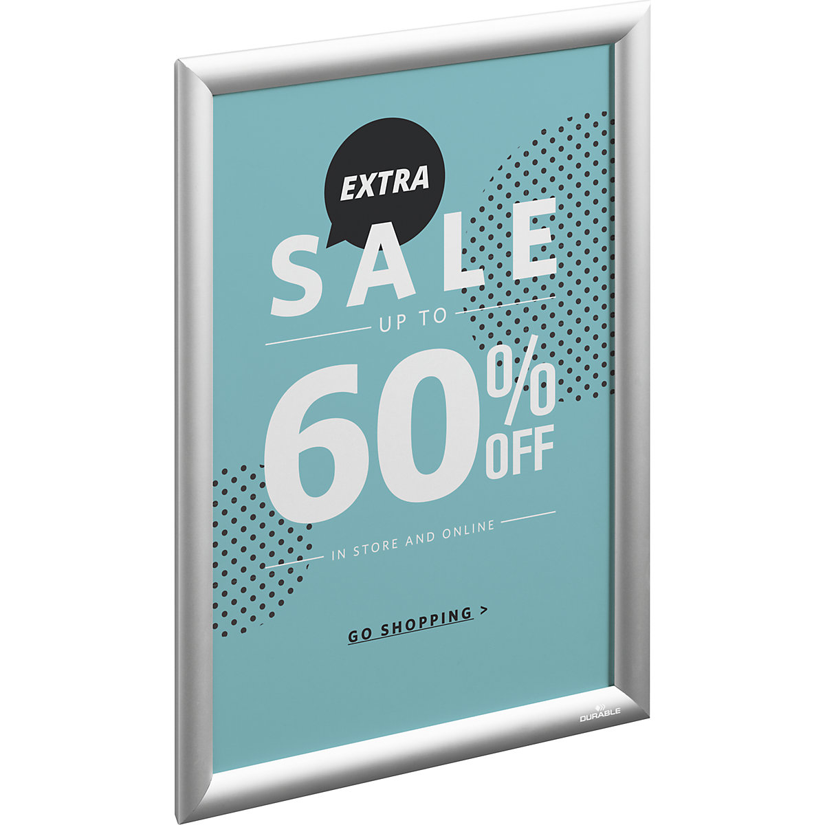 Snap frame aluminium – DURABLE (Product illustration 4)-3