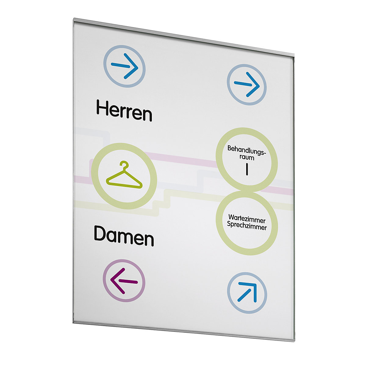 GLASGOW™ direction sign (Product illustration 3)-2