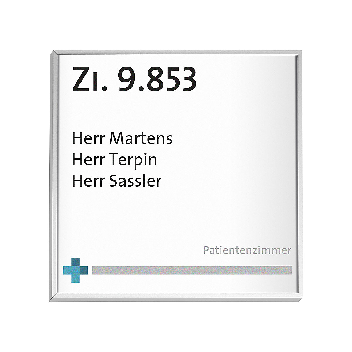 MADRID Silver Line™ door sign (Product illustration 4)-3