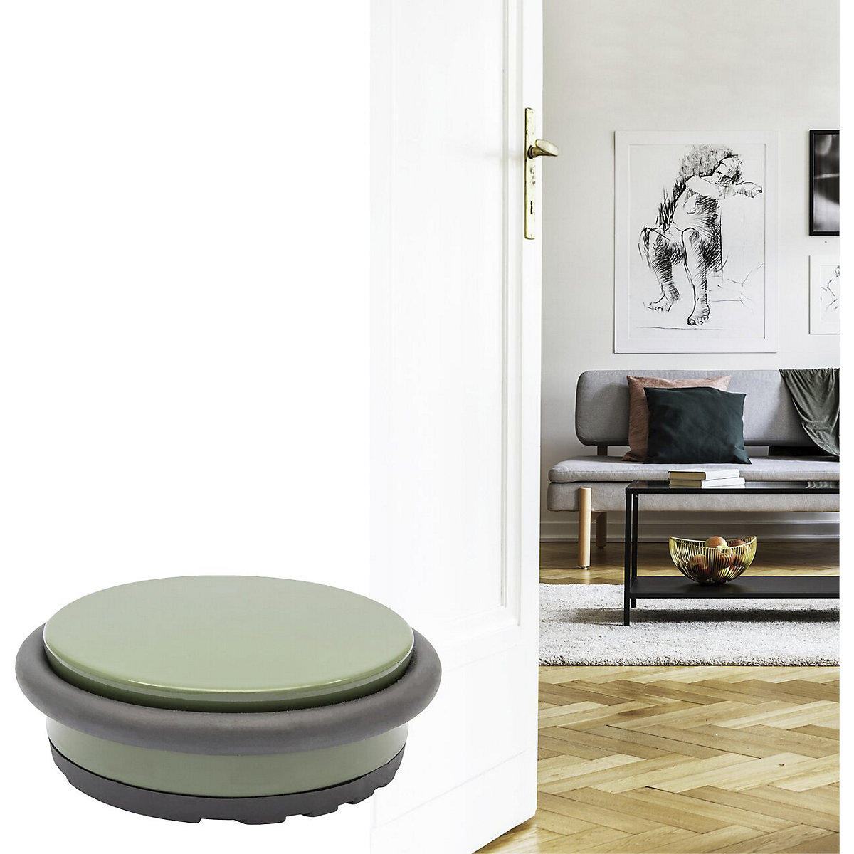 BIG DISK floor mounted door stopper – Wagner (Product illustration 4)-3
