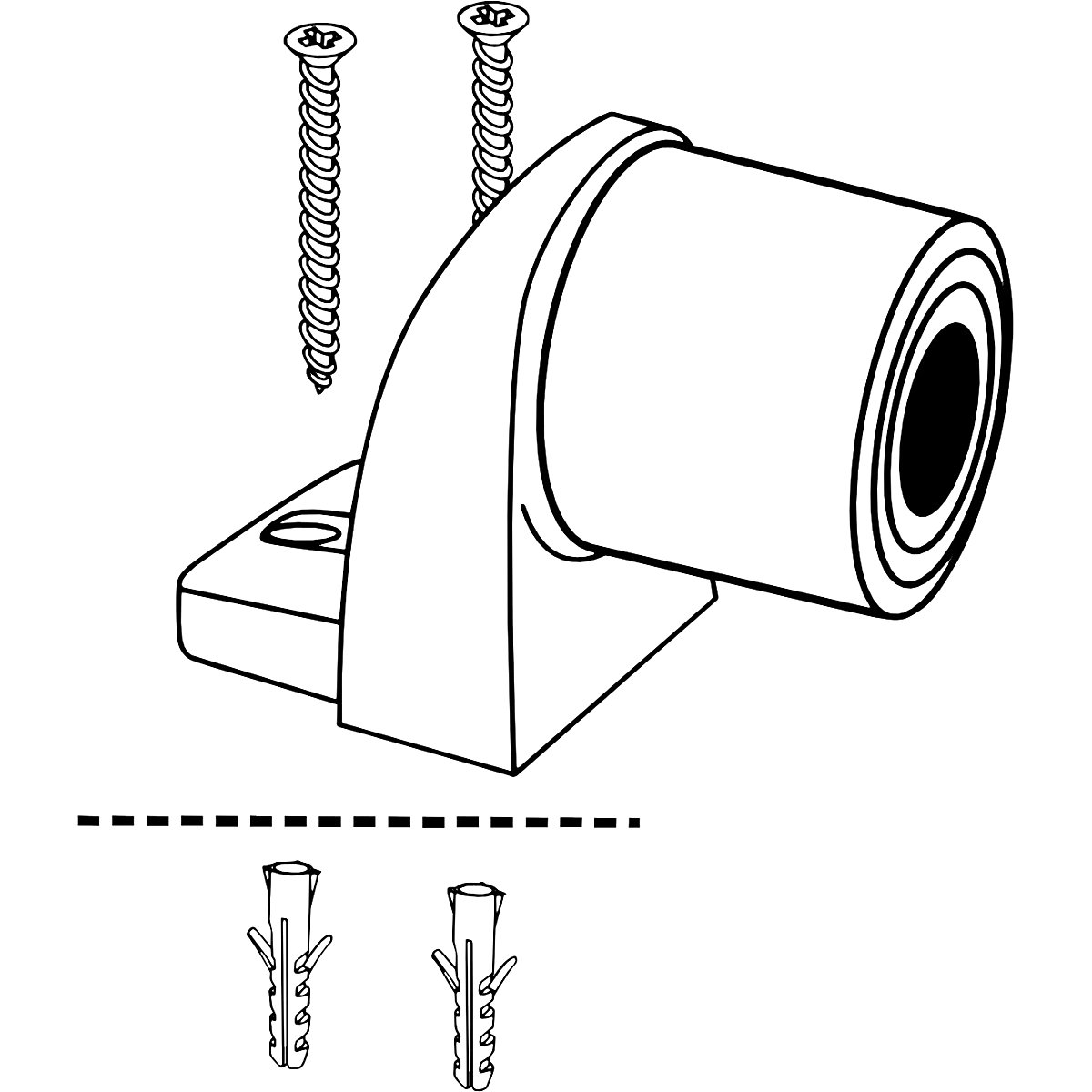EH500 floor mounted door stopper – Wagner (Product illustration 3)-2