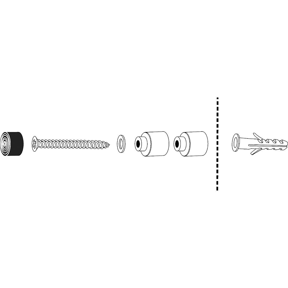 EH511 wall mounted door stopper – Wagner (Product illustration 3)-2