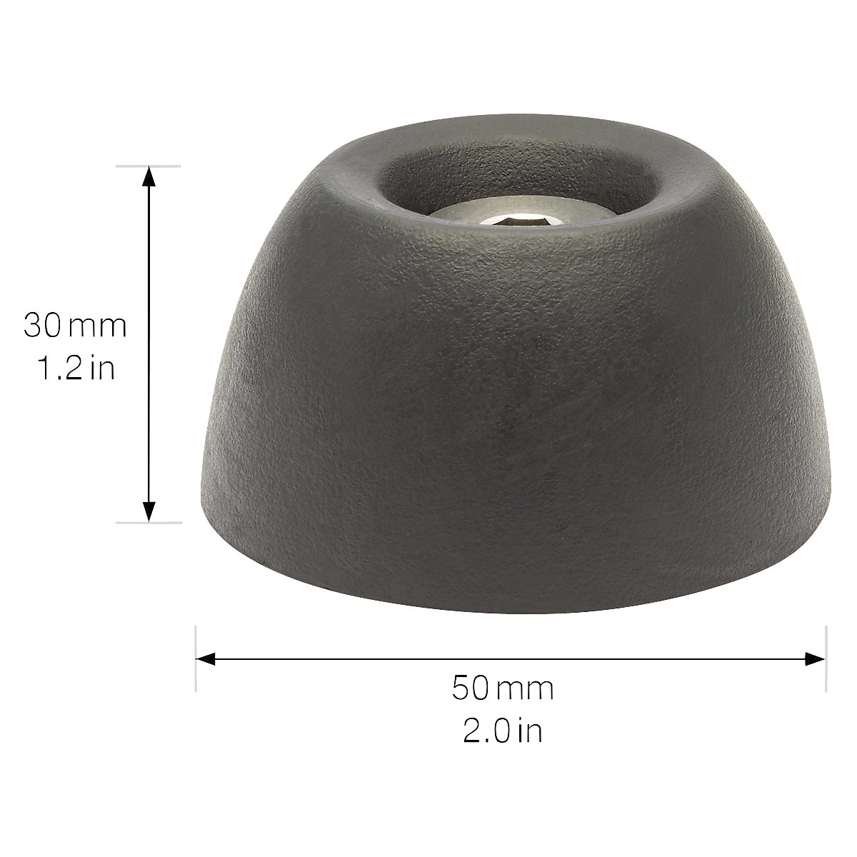 Floor mounted door stopper – Wagner (Product illustration 2)-1