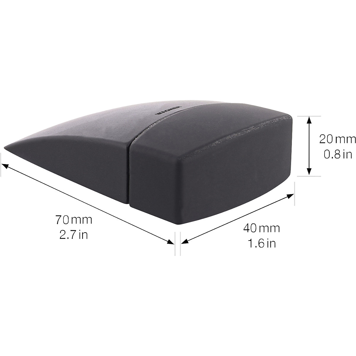 Floor mounted door stopper – Wagner (Product illustration 2)-1