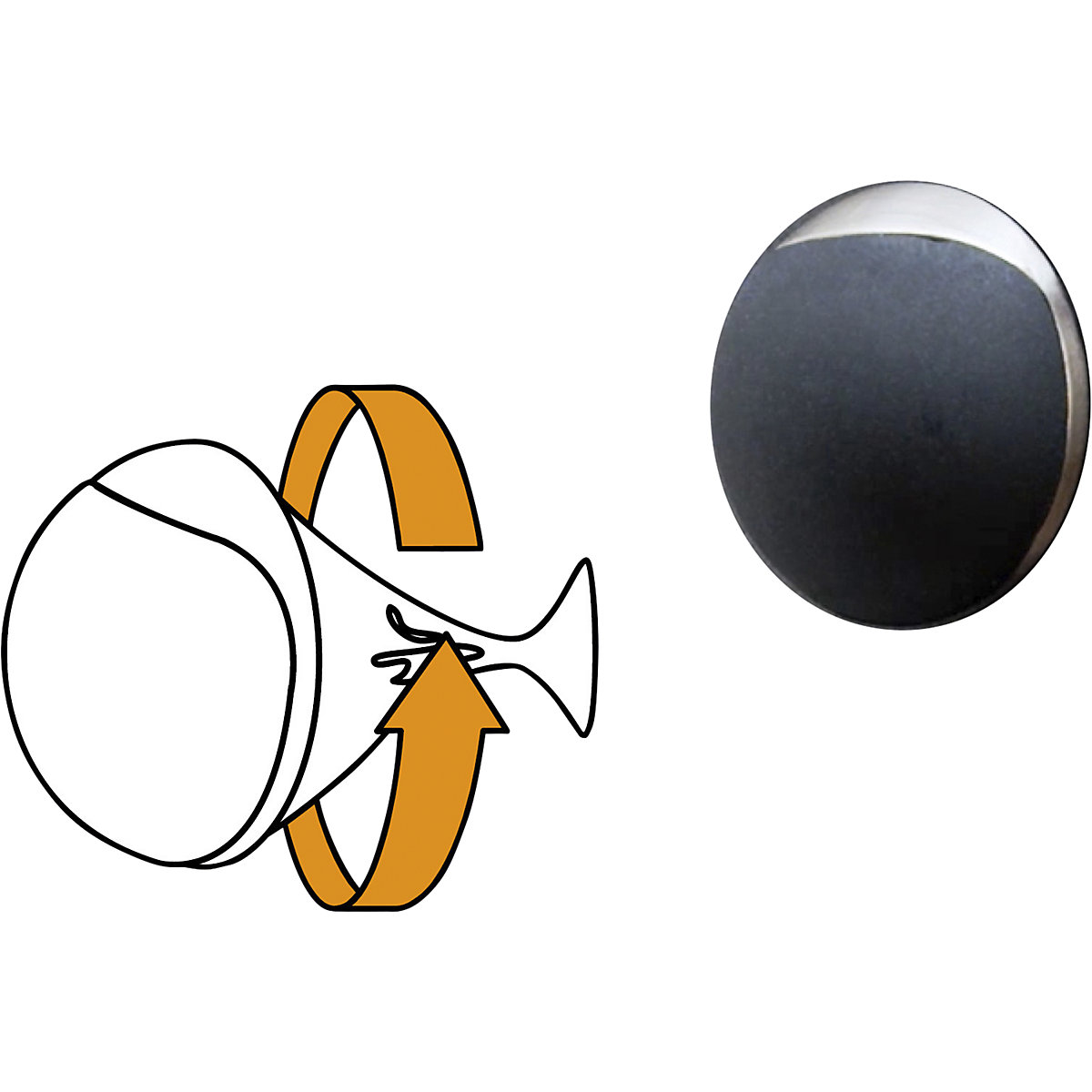 SOG WALL wall mounted door stopper – Wagner (Product illustration 4)-3