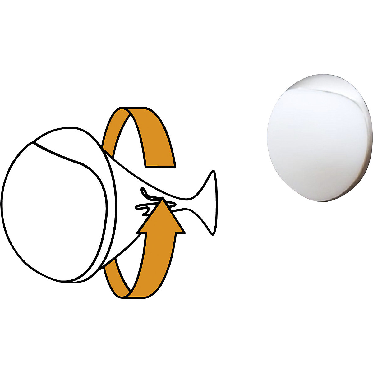 SOG WALL wall mounted door stopper – Wagner (Product illustration 4)-3