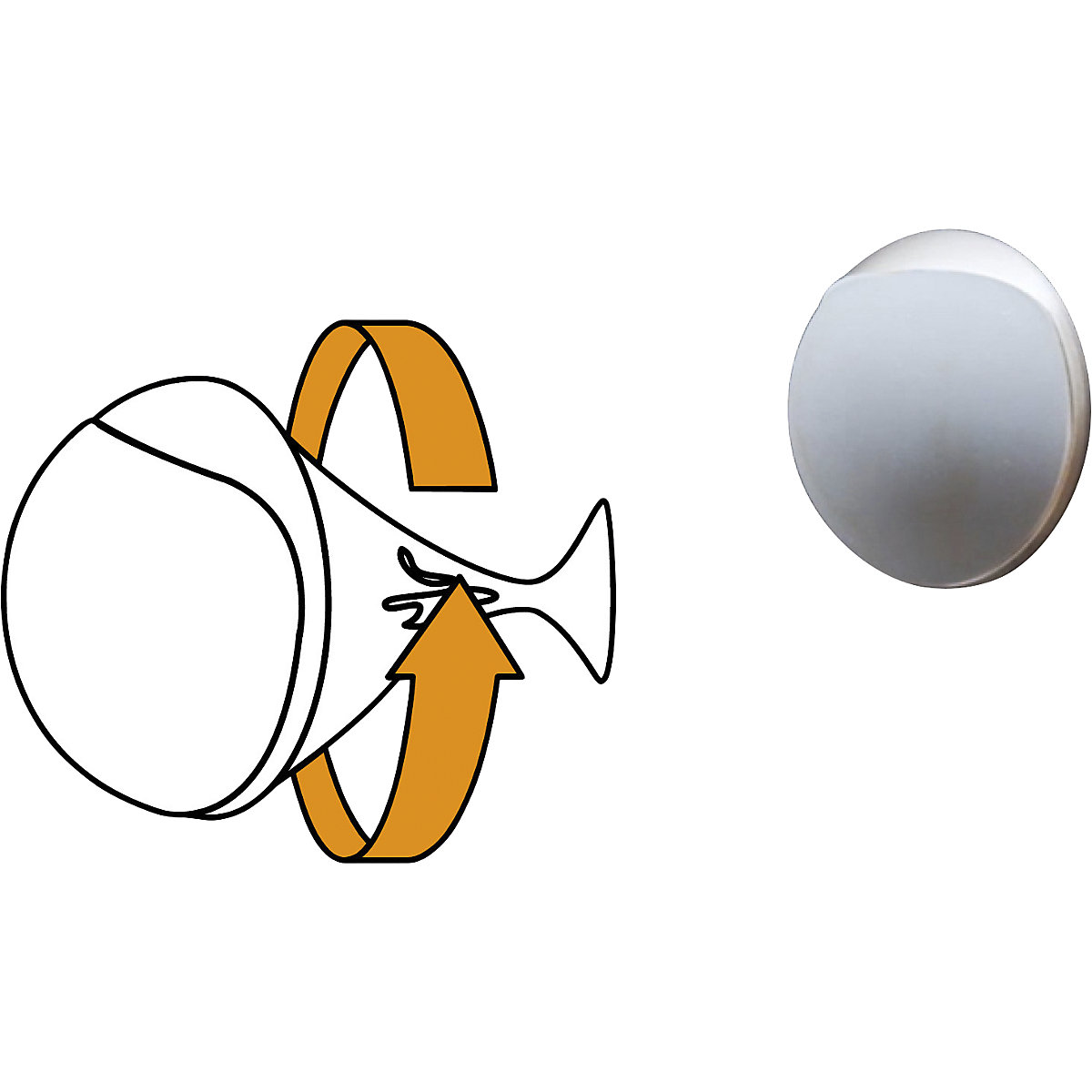 SOG WALL wall mounted door stopper – Wagner (Product illustration 4)-3