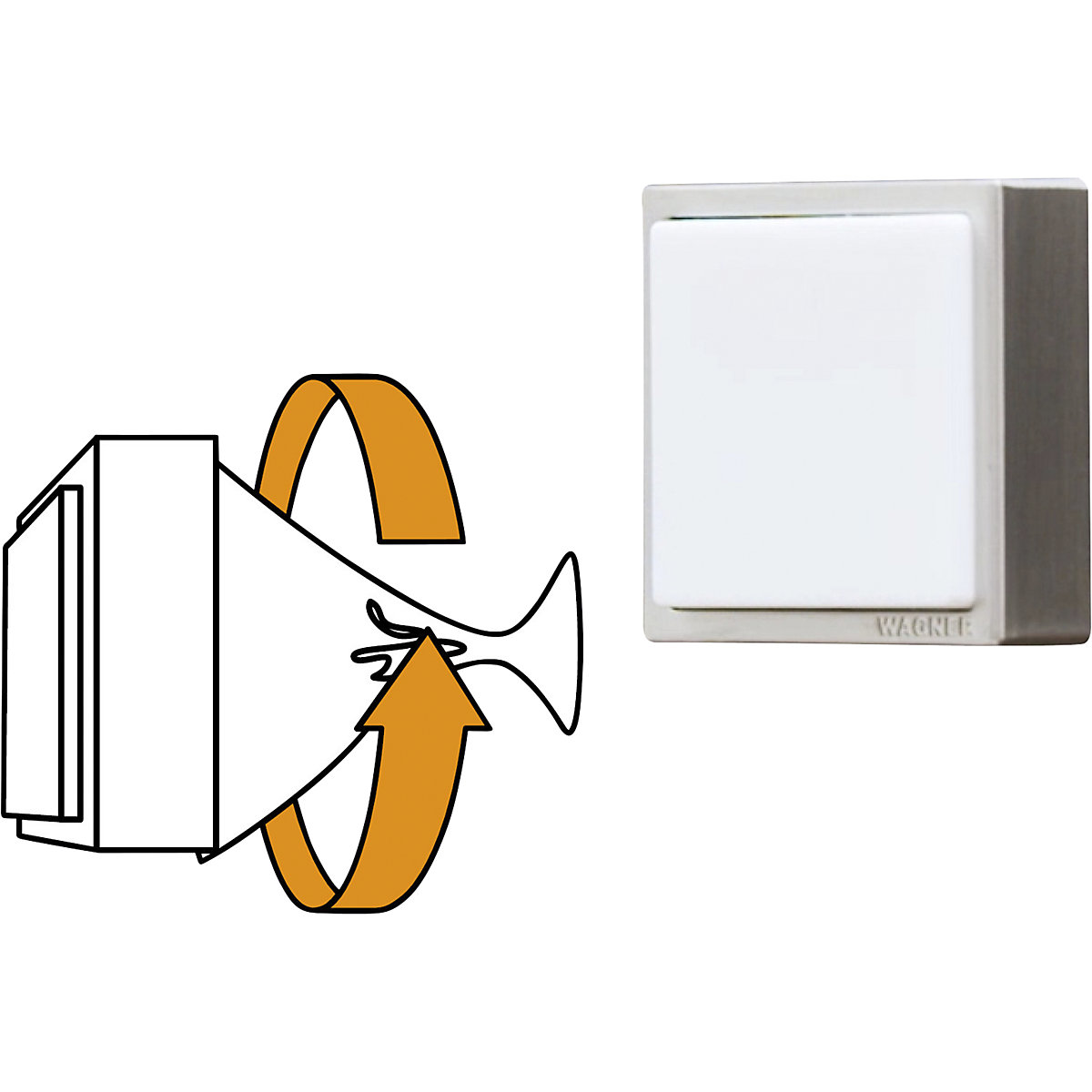 Wall mounted door stopper – Wagner (Product illustration 4)-3