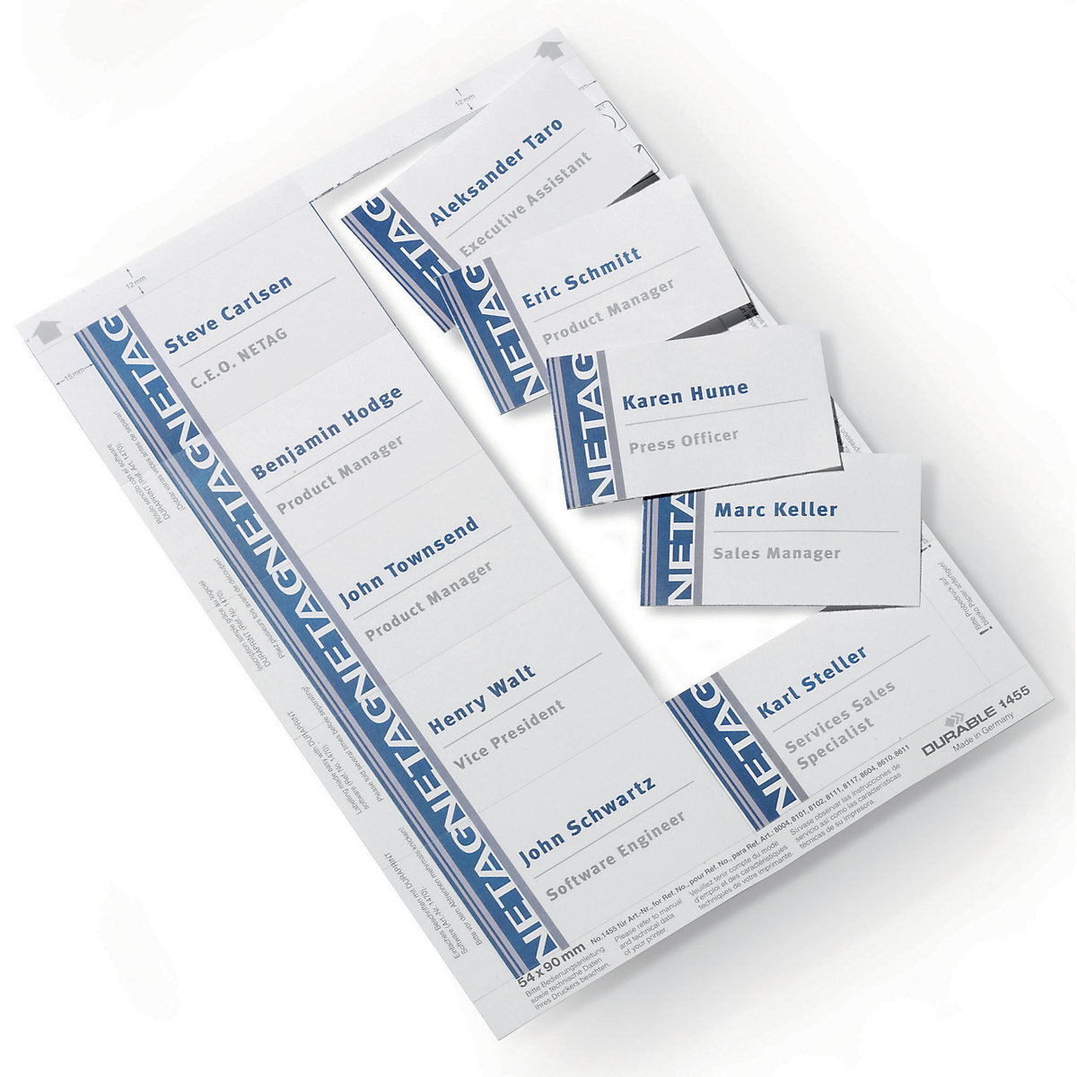 BADGEMAKER sheet inserts - DURABLE